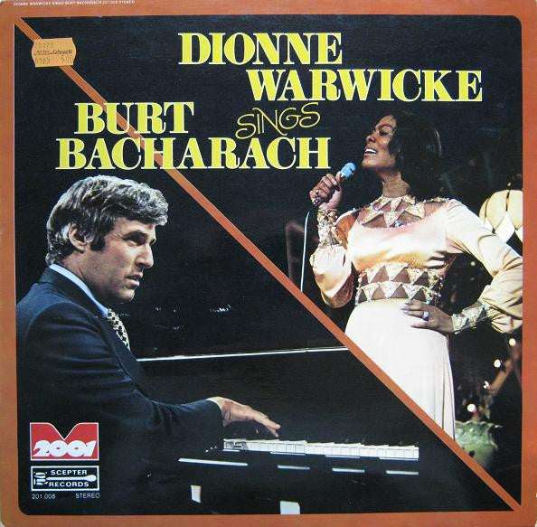 Dionne Warwicke* : Dionne Warwicke Sings Burt Bacharach (LP, Comp)