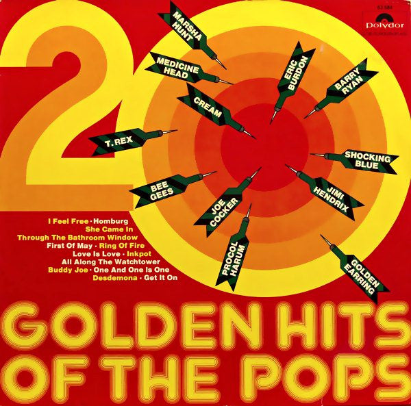 Various : 20 Golden Hits Of The Pops (LP, Comp, Club)