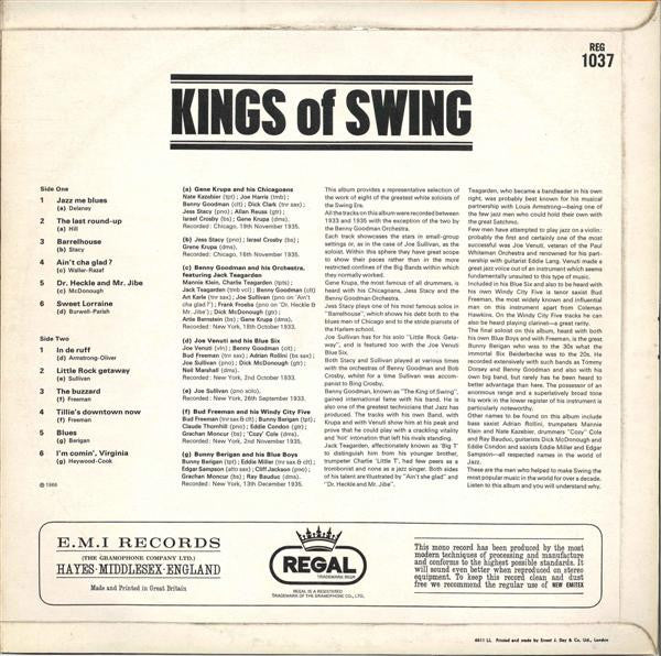 Various : Kings Of Swing (LP, Comp, Mono)