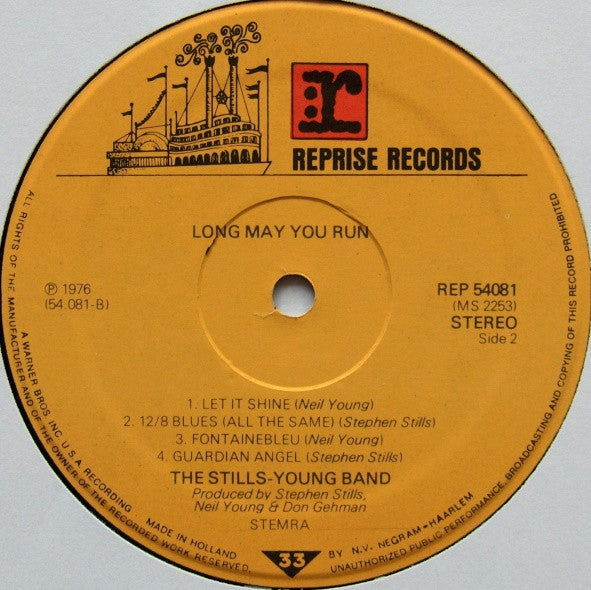 The Stills-Young Band : Long May You Run (LP, Album)