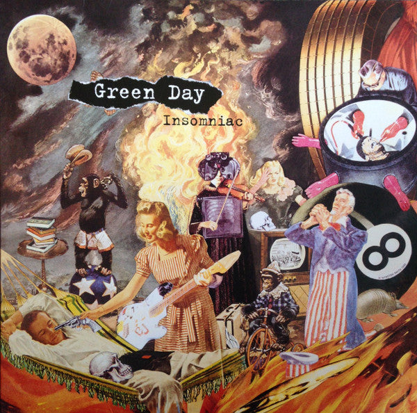 Green Day : Insomniac (LP, Album, RE)