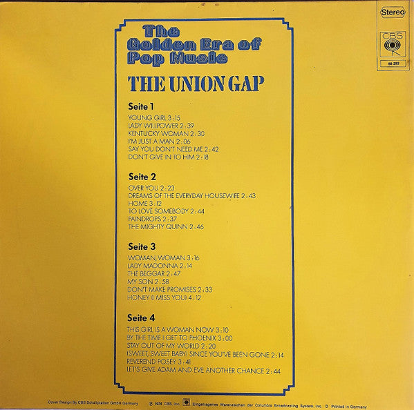 The Union Gap* : The Golden Era Of Pop Music (2xLP, Comp, Gat)