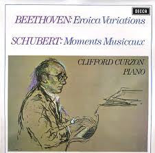 Ludwig van Beethoven, Franz Schubert, Clifford Curzon : Eroica Variations / Moments Musicaux (LP, Album)