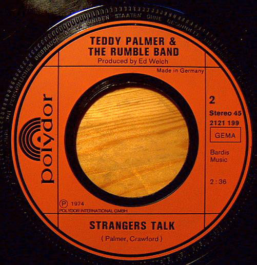 Teddy Palmer & The Rumble Band : Teddy Bear (7", Single)