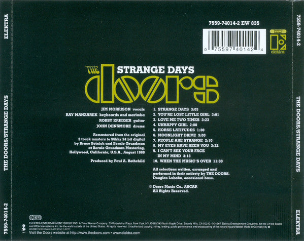 Doors, The - Strange Days (CD Tweedehands) - Discords.nl