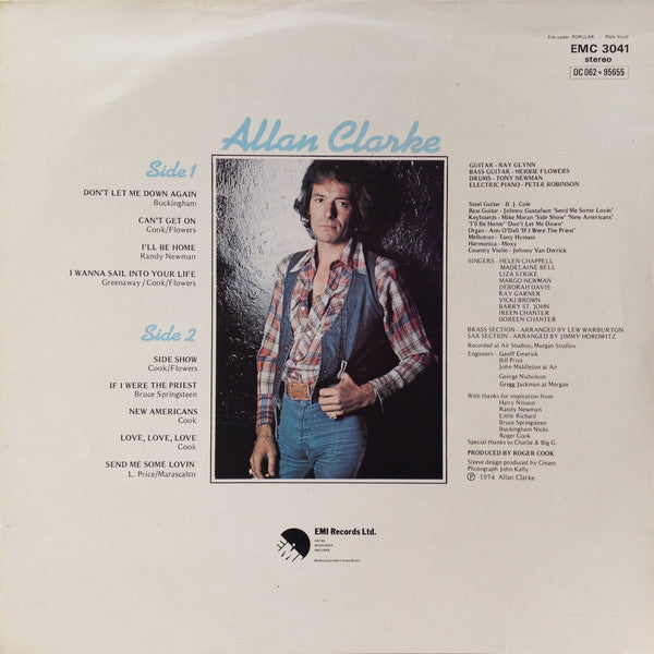 Allan Clarke : Allan Clarke (LP, Album)