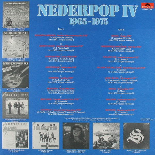 Various : Nederpop IV 1965 - 1975 (LP, Comp)