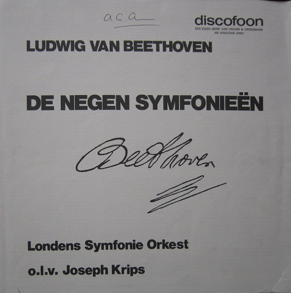 Ludwig van Beethoven : De Negen Symfonieën (7xLP, Comp + Box)