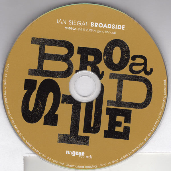 Ian Siegal : Broadside (CD)