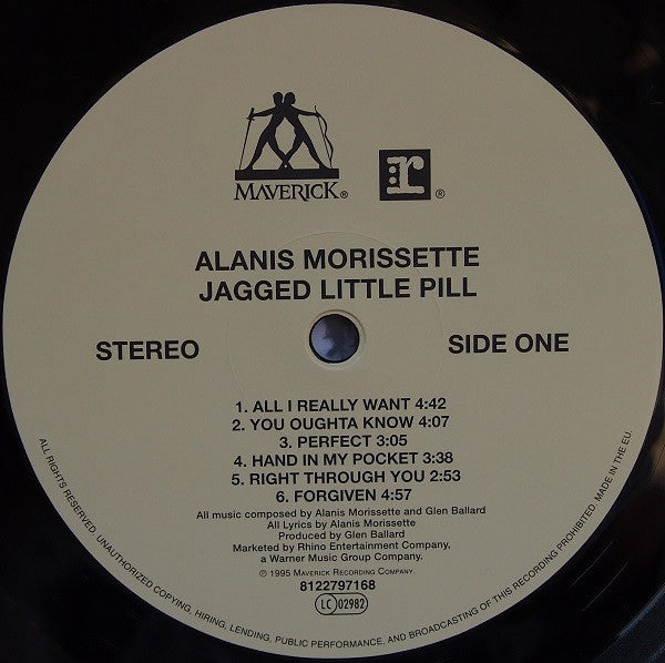 Alanis Morissette : Jagged Little Pill (LP, Album, RE, 180)