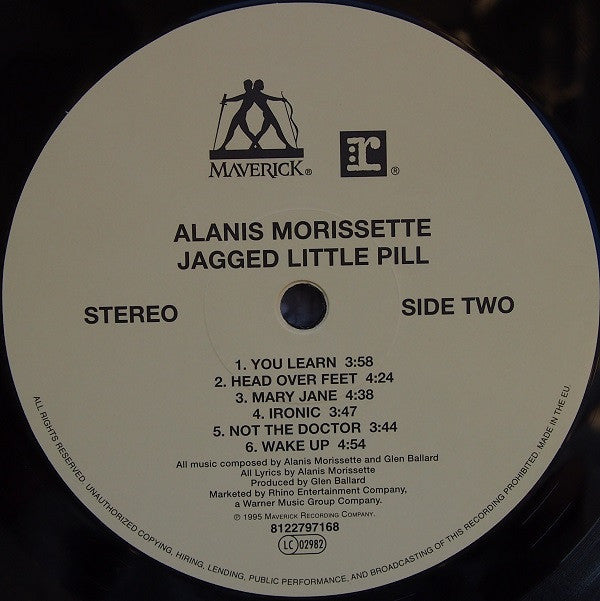 Alanis Morissette : Jagged Little Pill (LP, Album, RE, 180)