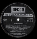 Elisabeth Schwarzkopf - Johannes Brahms - Edvard Grieg - Carl Loewe - Hugo Wolf - Geoffrey Parsons (2) : To My Friends (LP)