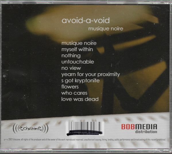 Avoid-A-Void : Musique Noire (CD, Album)