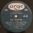 Joseph Haydn - April Cantelo, Helen Watts, Robert Tear, Forbes Robinson, The Academy Of St. Martin-in-the-Fields, St. John's College Choir, George Guest (2) : Creation Mass (LP)