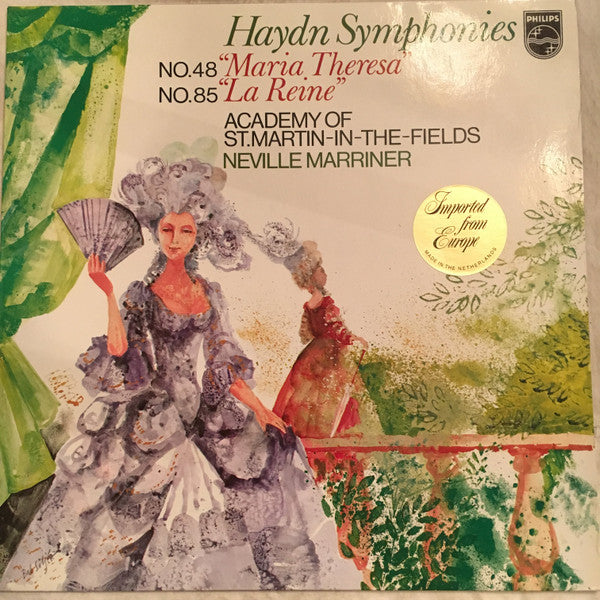 Joseph Haydn - The Academy Of St. Martin-in-the-Fields, Sir Neville Marriner : Haydn Symphonies (No. 48 "Maria Theresa" / No. 85 "La Reine") (LP, Album)