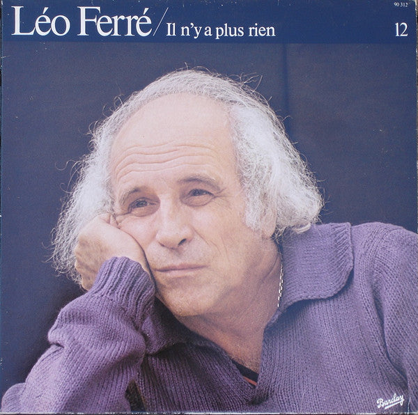 Léo Ferré : Il N'y A Plus Rien Vol 12 (LP, Album, RE)