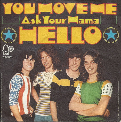 Hello : You Move Me (7", Single)