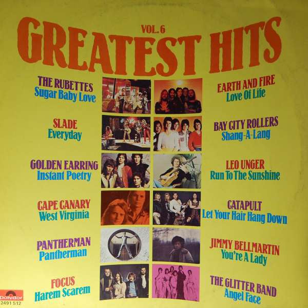 Various : Greatest Hits Vol. 6 (LP, Comp)
