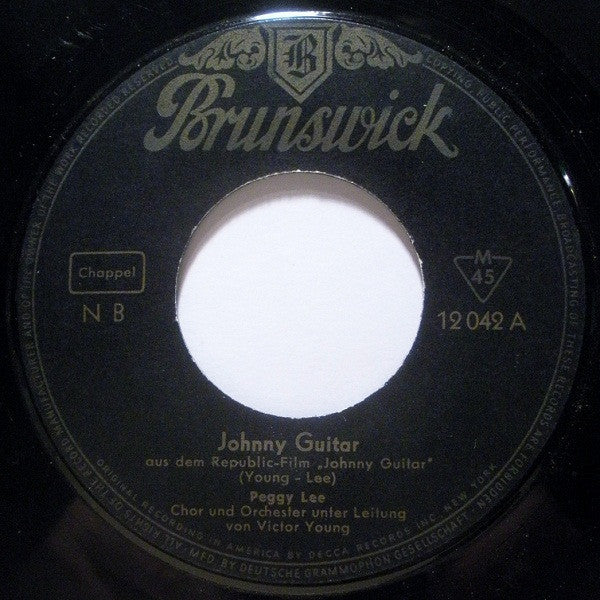Peggy Lee : Johnny Guitar (7", Single, RE)