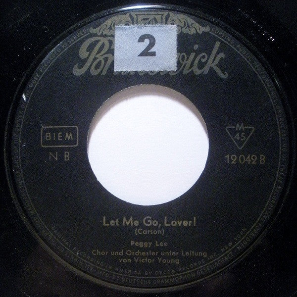 Peggy Lee : Johnny Guitar (7", Single, RE)