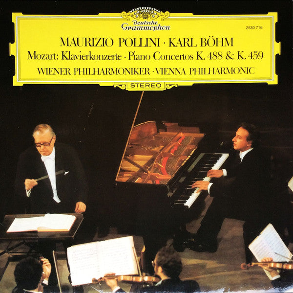 Wolfgang Amadeus Mozart / Maurizio Pollini · Karl Böhm · Wiener Philharmoniker : Klavierkonzerte · Piano Concertos K. 488 & K. 459 (LP)