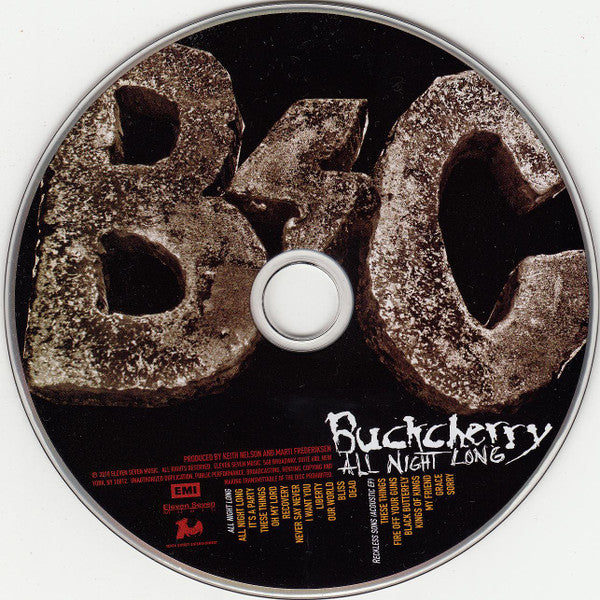 Buckcherry : All Night Long (CD, Album)