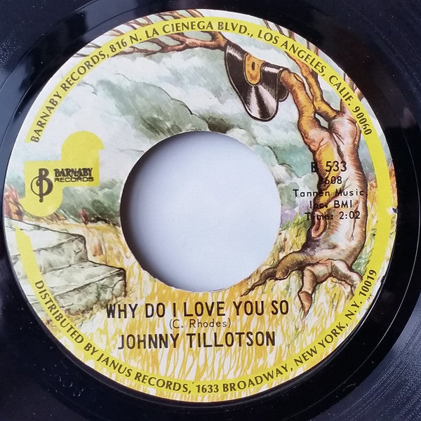 Johnny Tillotson : True True Happiness (7", Single)