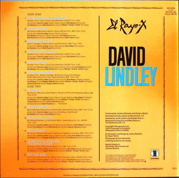 David Lindley : El Rayo-X (LP, Album)