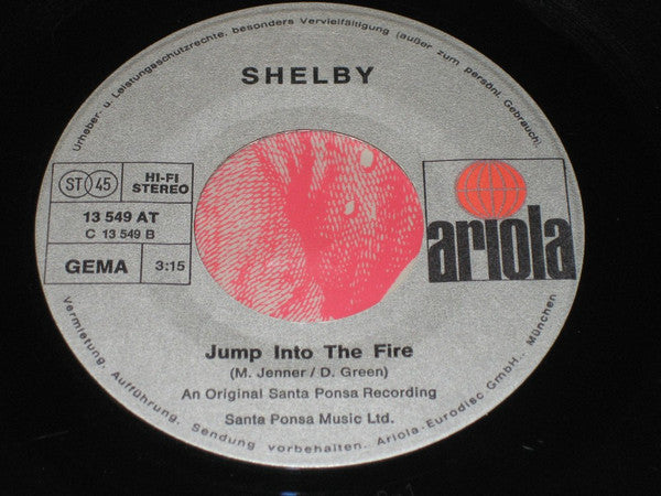 Shelby (2) : (Dance With The) Guitar Man / Jump Into The Fire (7", Single)