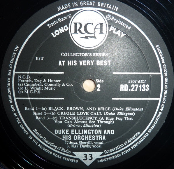 Duke Ellington And His Orchestra : At His Very Best (LP, Album, Comp)