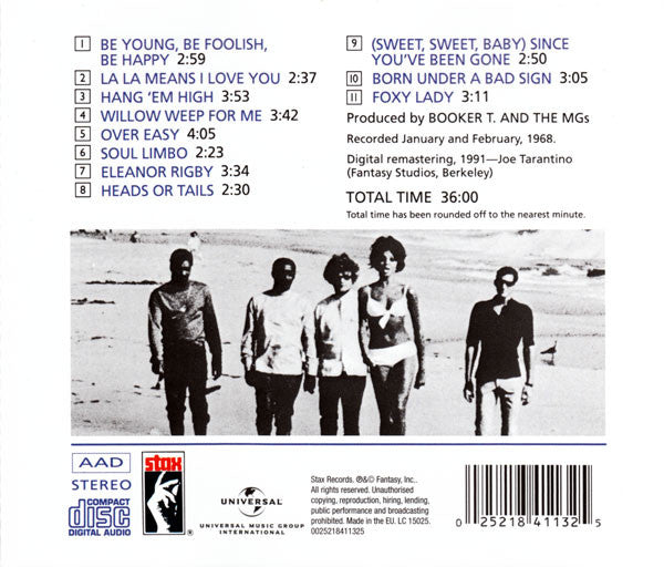 Booker T & The MG's : Soul Limbo (CD, Album, RE, RM)