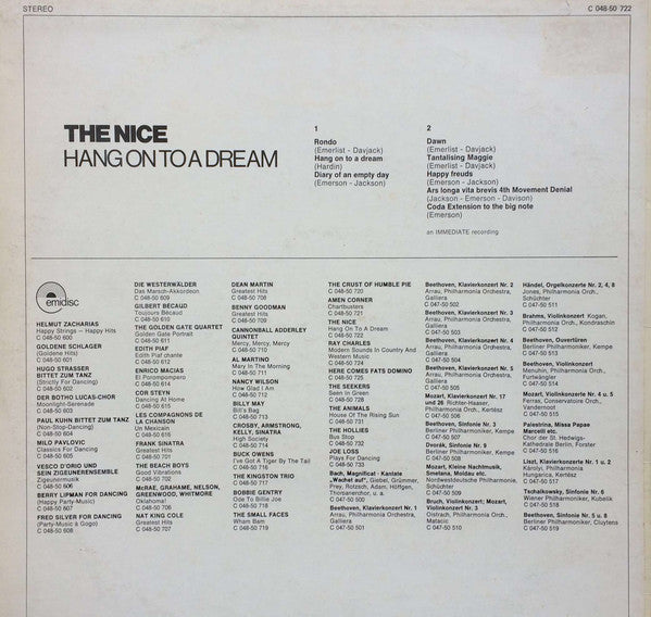 The Nice : Hang On To A Dream (LP, Comp)