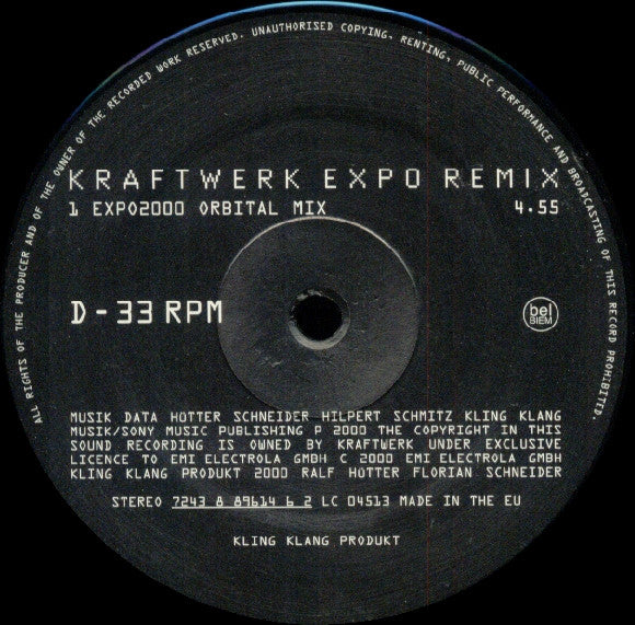 Kraftwerk - Expo Remix (12" Tweedehands) - Discords.nl