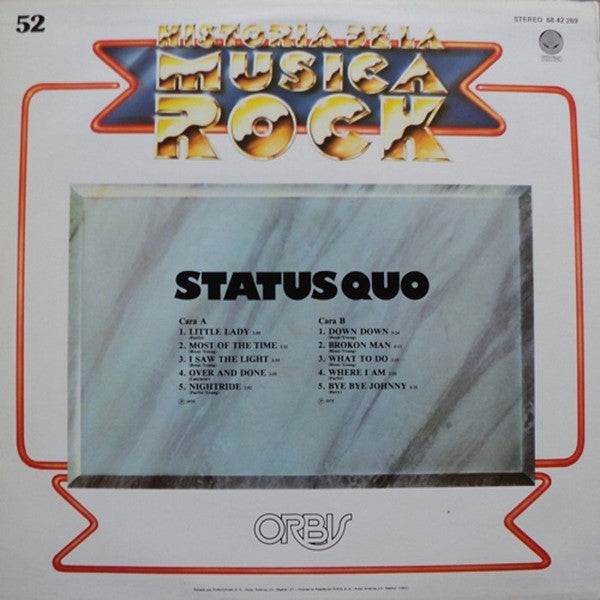 Status Quo : Status Quo (LP, Album, RE)