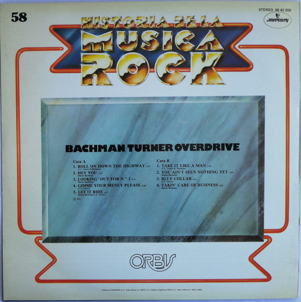 Bachman Turner Overdrive* : Bachman Turner Overdrive (LP, Comp, RE)