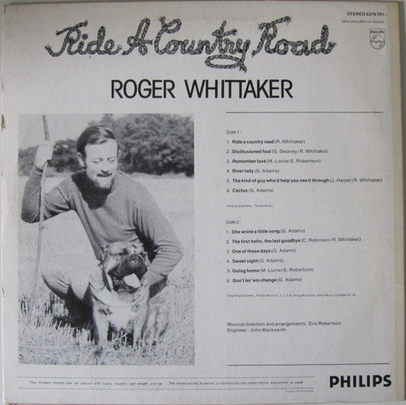 Roger Whittaker : Ride A Country Road (LP, Album)