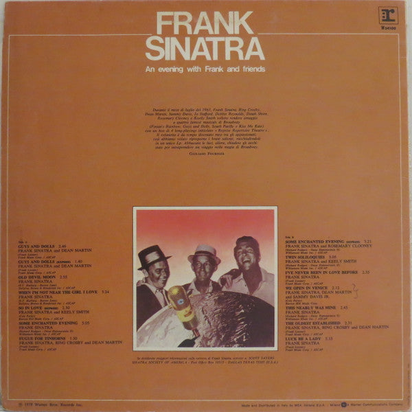 Frank Sinatra : An Evening With Frank And Friends (LP, Album)