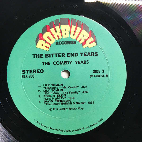 Various : The Bitter End Years (3xLP, Comp)