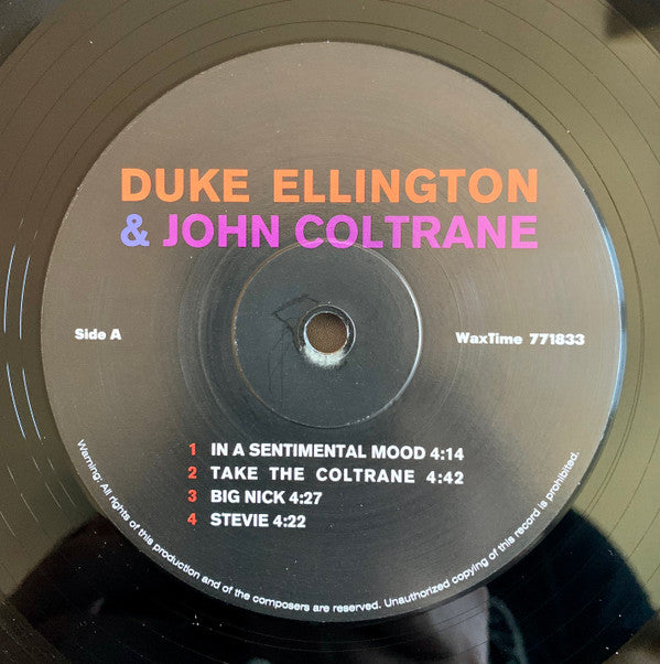 Duke Ellington & John Coltrane : Duke Ellington & John Coltrane (LP, Album, Ltd, RE, RM, 180)