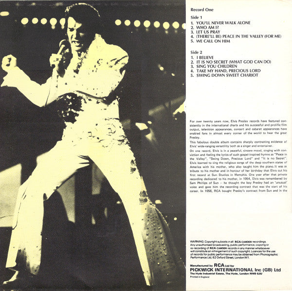 Elvis Presley : The Elvis Presley Collection (2xLP, Comp, Mono, RE)