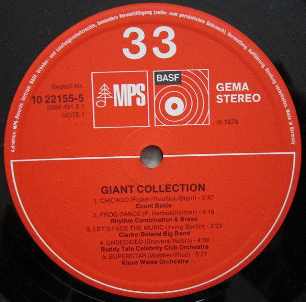 Various : Giant Collection (LP, Comp)