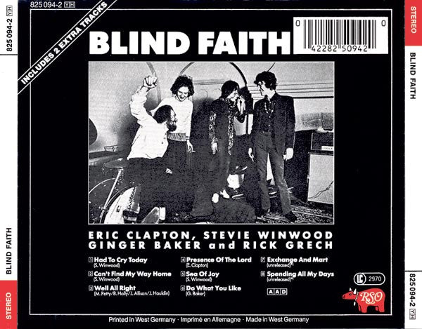 Blind Faith (2) : Blind Faith (CD, Album, RE)