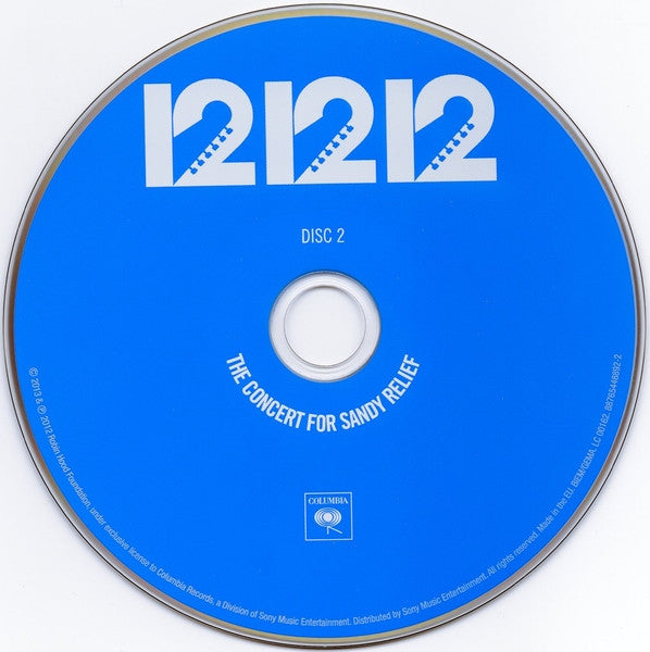 Various : 12-12-12 The Concert For Sandy Relief (2xCD, Album)