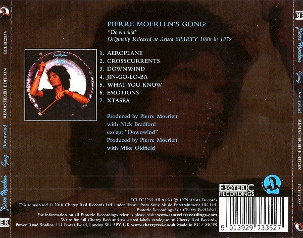 Pierre Moerlen's Gong : Downwind (CD, Album, RE, RM)