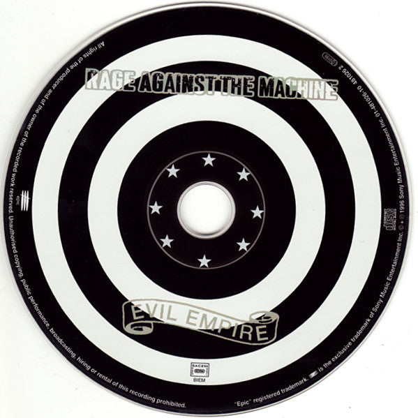 Rage Against The Machine : Evil Empire (CD, Album, RP)