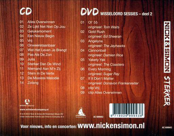 Nick & Simon : Sterker (CD, Album, Ltd, Dig + DVD-V, Ltd, PAL)