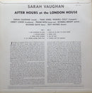Sarah Vaughan : After Hours At The London House (LP, Album, RE)