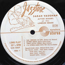 Sarah Vaughan : After Hours At The London House (LP, Album, RE)