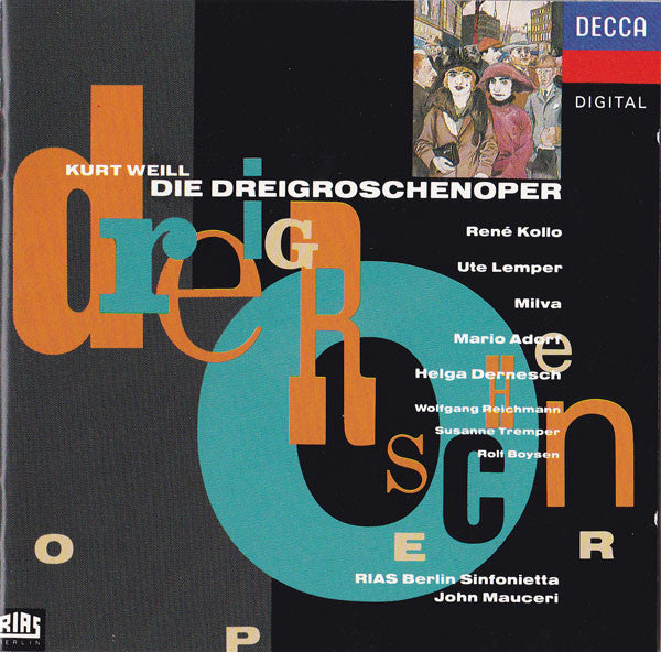 Kurt Weill, Bertolt Brecht : Die Dreigroschenoper (CD, Album)
