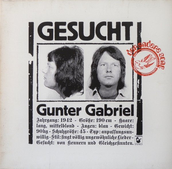 Gunter Gabriel : Gesucht (LP, Album, Gat)